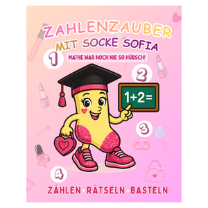 Zahlenzauber mit Socke Sofia Mathe PDF zum Ausdrucken